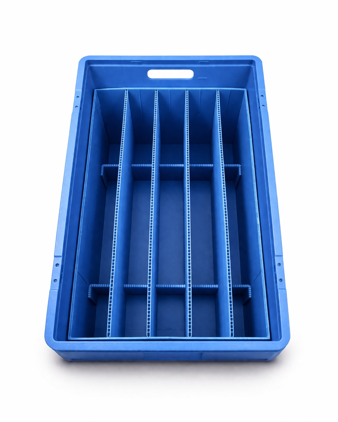 Green Plastic Crate — Solid